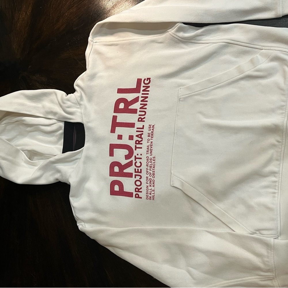 PRJ: TRL White Hoodie for Men
